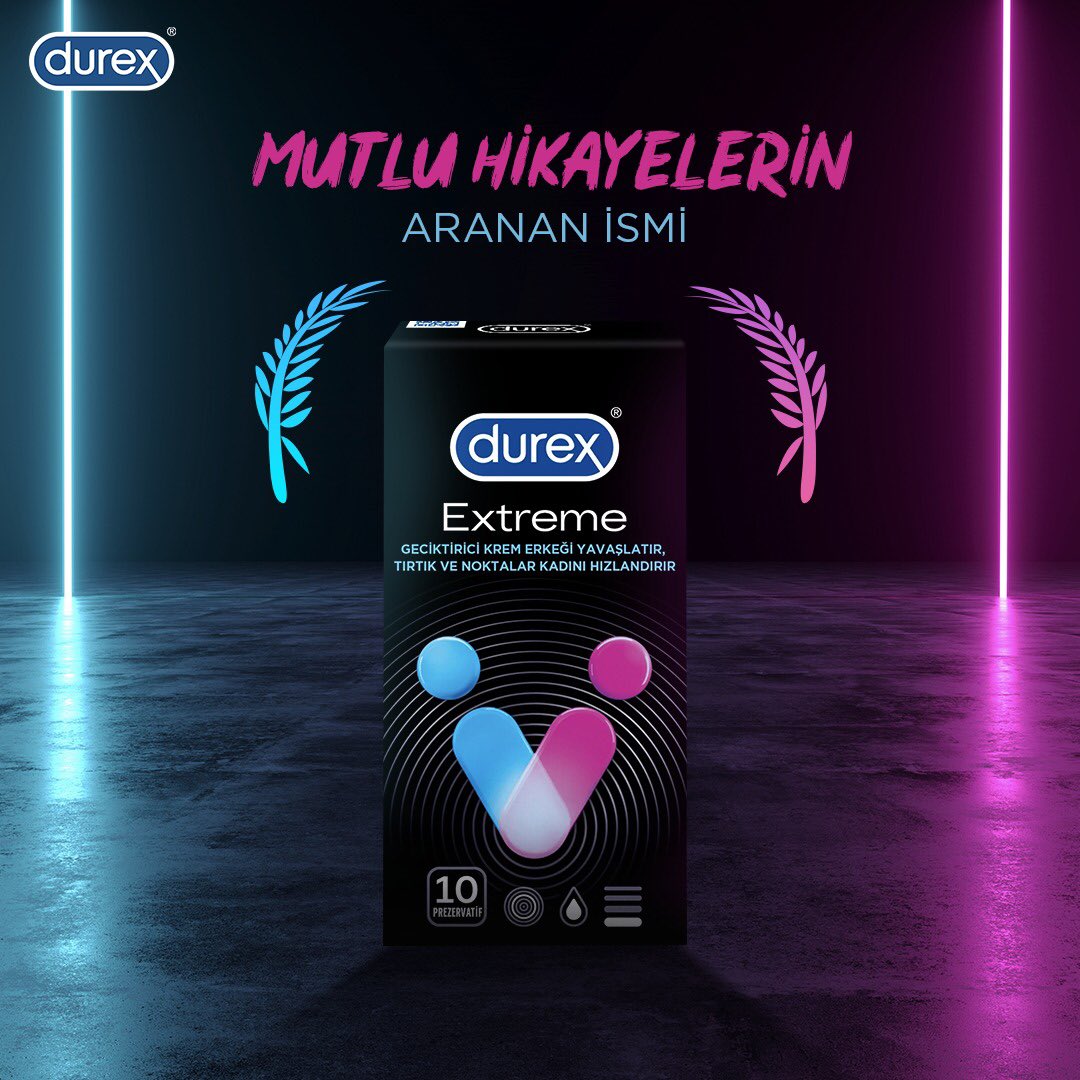 Başrolü paylaşan çiftlerin aradığı isim, Durex Extreme. 🤩