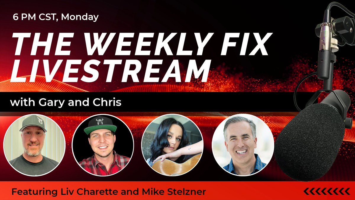 BullsApesProj's tweet photo. 💥 Today we get our #WeeklyFix with special guests @Mike_Stelzner and @livcharette ‼
Be sure to follow the link and set your alarm, don't miss this week's episode with @TankMan33169 and @FlyRyde
👉https://t.co/XmEZK5T8R7👈
Who else would you like to see in the #WeeklyFix❓ https://t.co/LVrLUH0Kmj