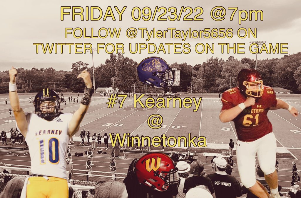MKSN_Fuzz's tweet photo. Come out to Winnetonka this Friday to watch the 0-4 @Tonka_Football defend their home turf against the 4-0 @KMOBULLDOGS 
Winnetonka is UR
Kearney is ranked #7
I’m coming Home!!!
(All rankings are from @MetroSports_KC)
@HelmetMissouri https://t.co/MOJX1QnqrJ