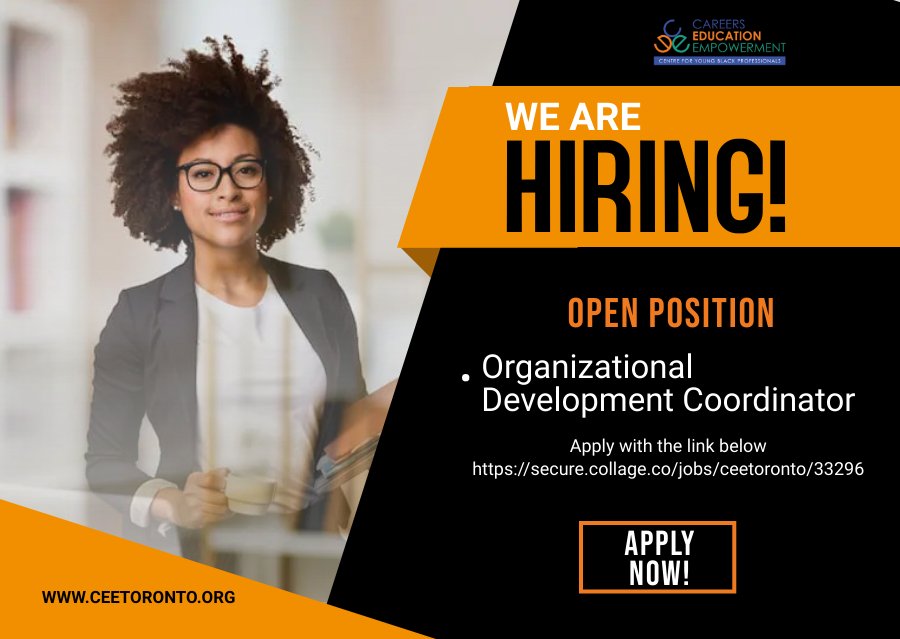 Job Opportunity: Organizational Development Coordinator 

Apply for this position and get the full job description with the link below 👇

secure.collage.co/jobs/ceetoront…
•
•
#jobseeker #jobsearching #jobsite #jobshiring #workfromhomejobs #onlinejobs #onlinejobsworkfromhome #remotejobs