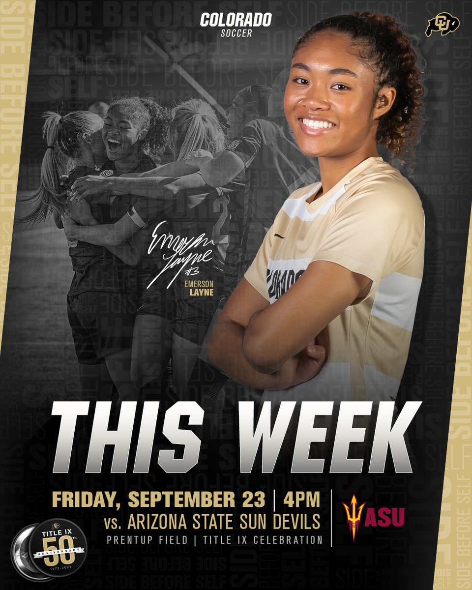 Gearing up for #Pac12Soccer

#SideBeforeSelf // #GoBuffs