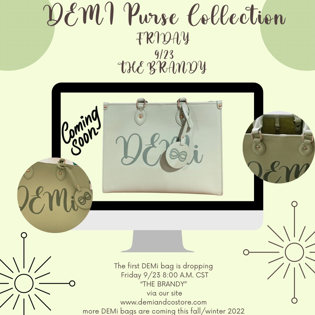 _DEMI_Co's tweet photo. Shop DEMI bags https://t.co/N56TVORhfp