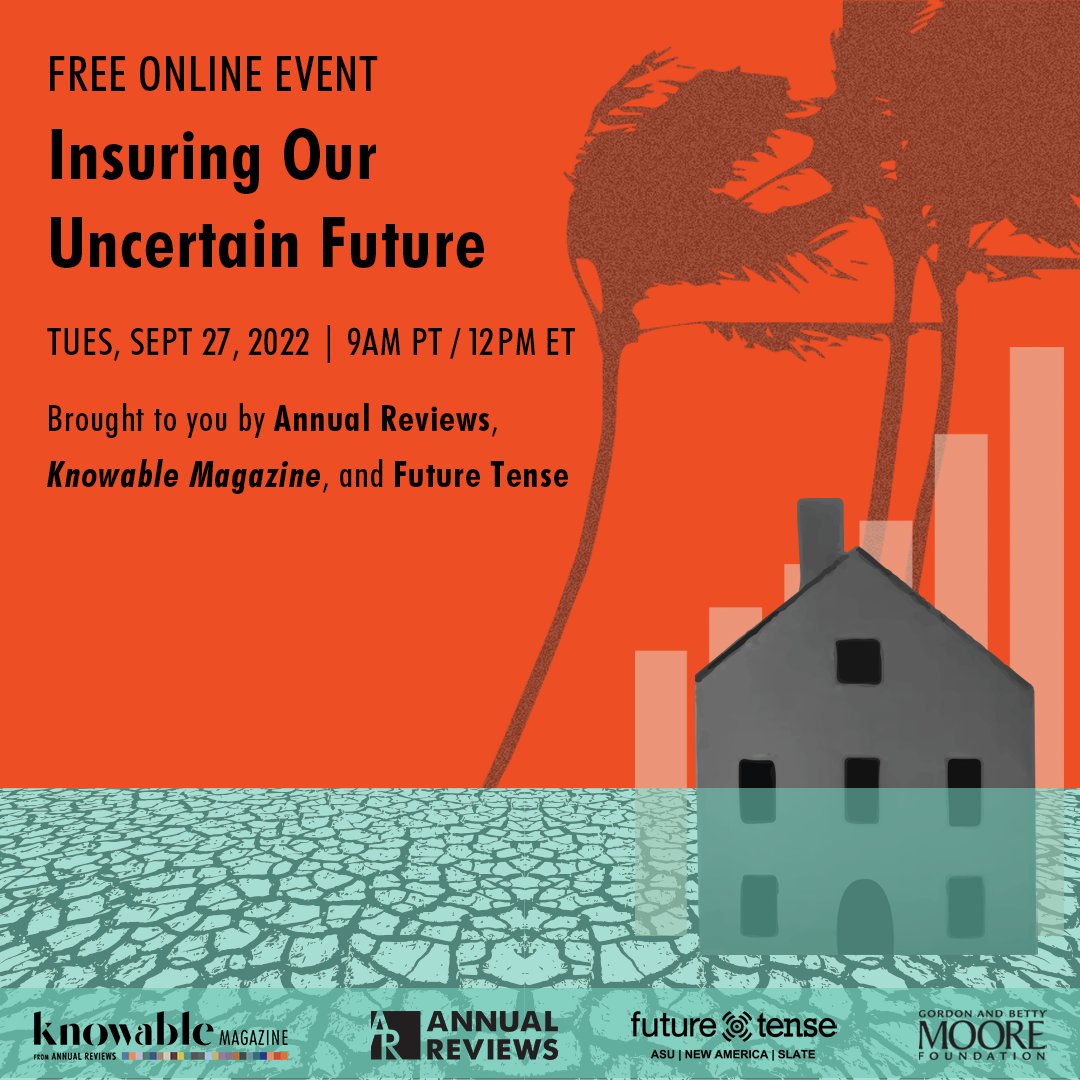 Is the disaster insurance industry hurtling toward a climate crisis? Join EDF’s Carolyn Kousky for a free online conversation, hosted by <a href="/KnowableMag/">Knowable Magazine</a>, <a href="/AnnualReviews/">Annual Reviews</a> and <a href="/FutureTenseNow/">Future Tense</a> knowmag.org/Insurance_AHill