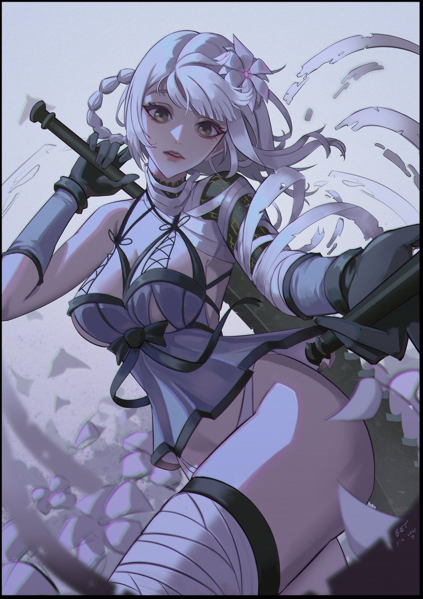 Art trade with <a href="/ghostchuuu/">ghost</a> <3 

Kaine from Nier 

#kaine #nierreplicant #NieR交換 <a href="/yokotaro/">yokotaro</a>