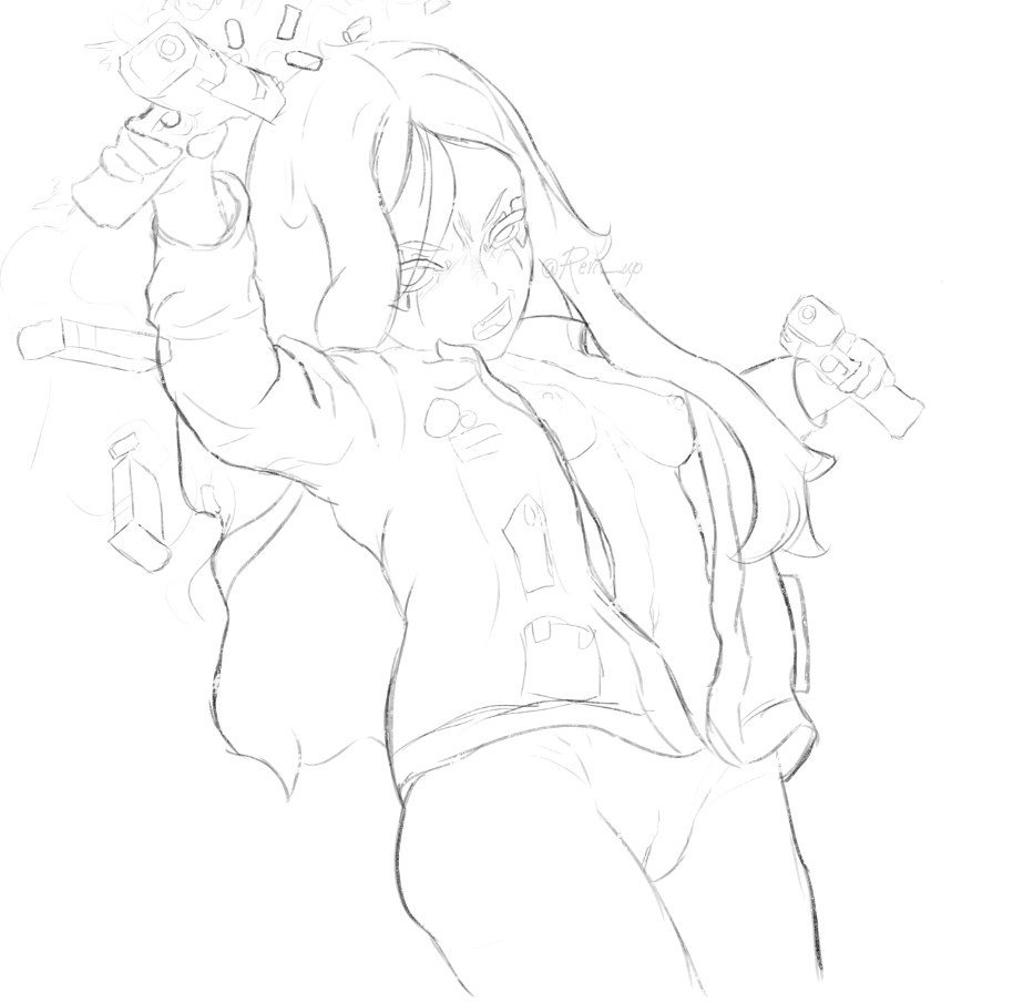 Revi_up's tweet photo. wip on another becca doodle gonna try to take my time and color it properly so it actually looks good ;-; https://t.co/ZI28UqEwj0