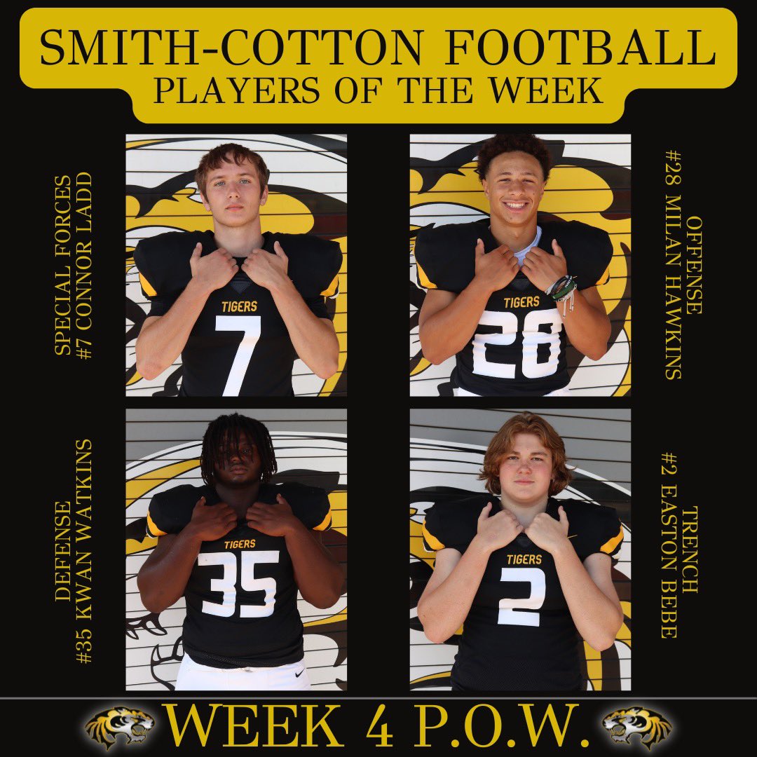 SmithCotton Football (scfootball) / Twitter