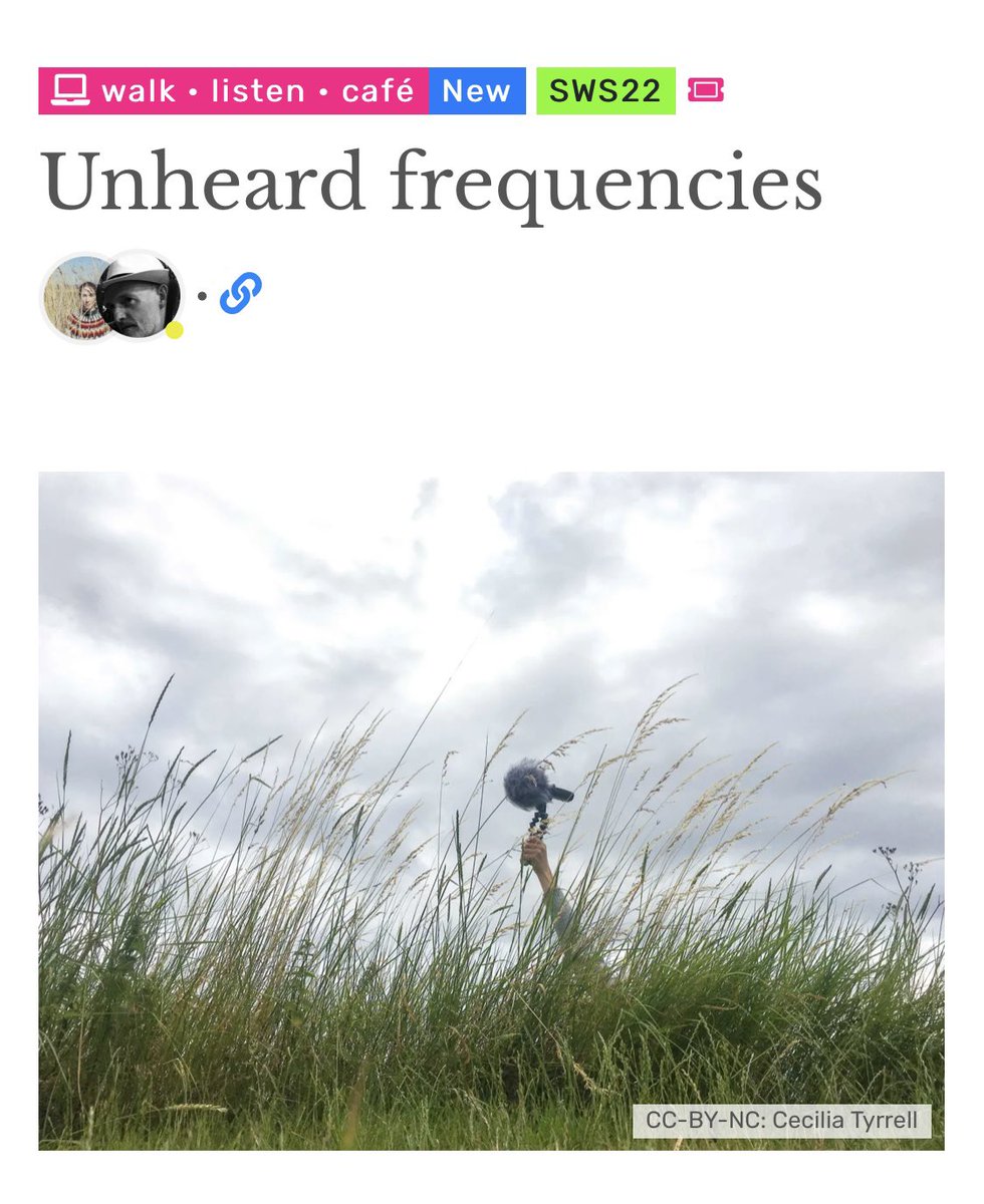 museumofwalking's tweet photo. Tomorrow UNHEARD FREQUENCIES 7pm BST https://t.co/8oYSTRAypM #SWS22 @HUSHCITYapp @antoradix https://t.co/XNYt2dKb7K