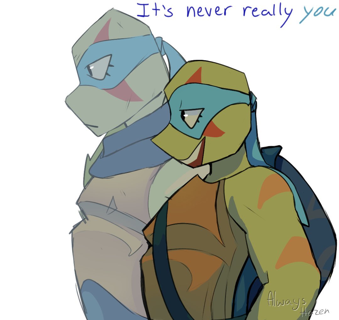 AlwaysHazen's tweet photo. When Casey had to close the portal it makes me wonder how he could with how much Leo means to him,I think Casey struggles seeing present Leo the same way he saw future Leo,he still has this important person in his life but it’s not really him #rottmnt #rottmntleo #rottmntfanart https://t.co/u7HLnSZgX9