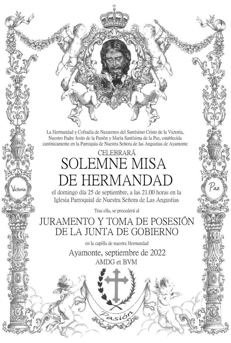 HExcombatientes's tweet photo. Anunciamos que el próximo domingo día 25 celebraremos misa de Hermandad a las 21h en la Parroquia de las Angustias y a continuación se realizará toma de posesión y juramento de la Junta de Gobierno.

Esperamos contar con vuestra asistencia. https://t.co/3kJfqav42K