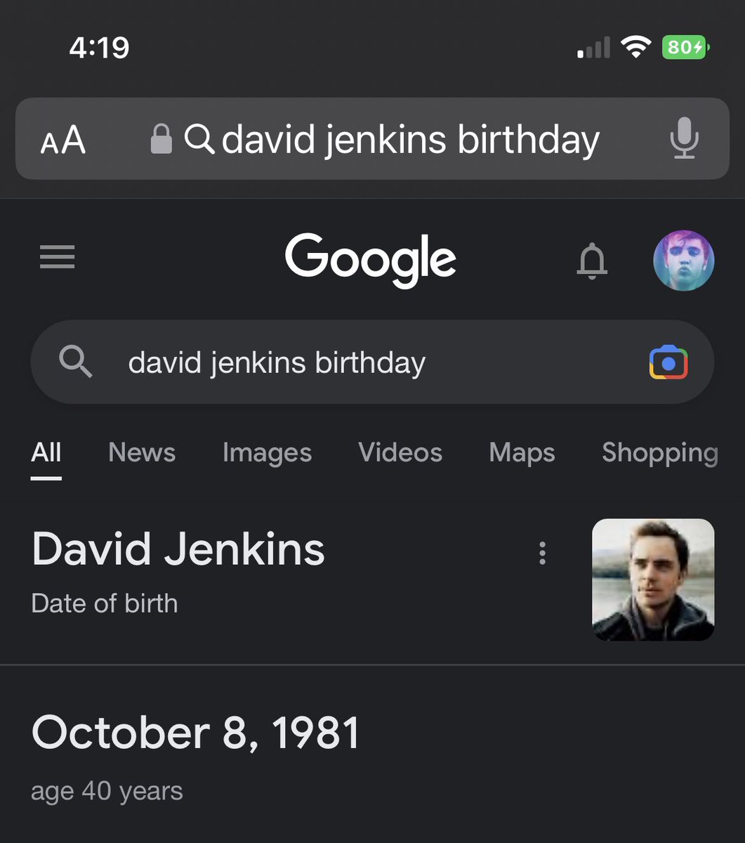 MariaSB85NYY's tweet photo. Ok 2 things 
I’m so shook that @david_jenkins__ was born 4 years before me?! He’s phenomenal. Also he’s such a libra and his birthday is coming up❤️ I love him - he’s fantastic #ofmd #davidjenkins #libra #libraboy https://t.co/sjbwK1f8QJ