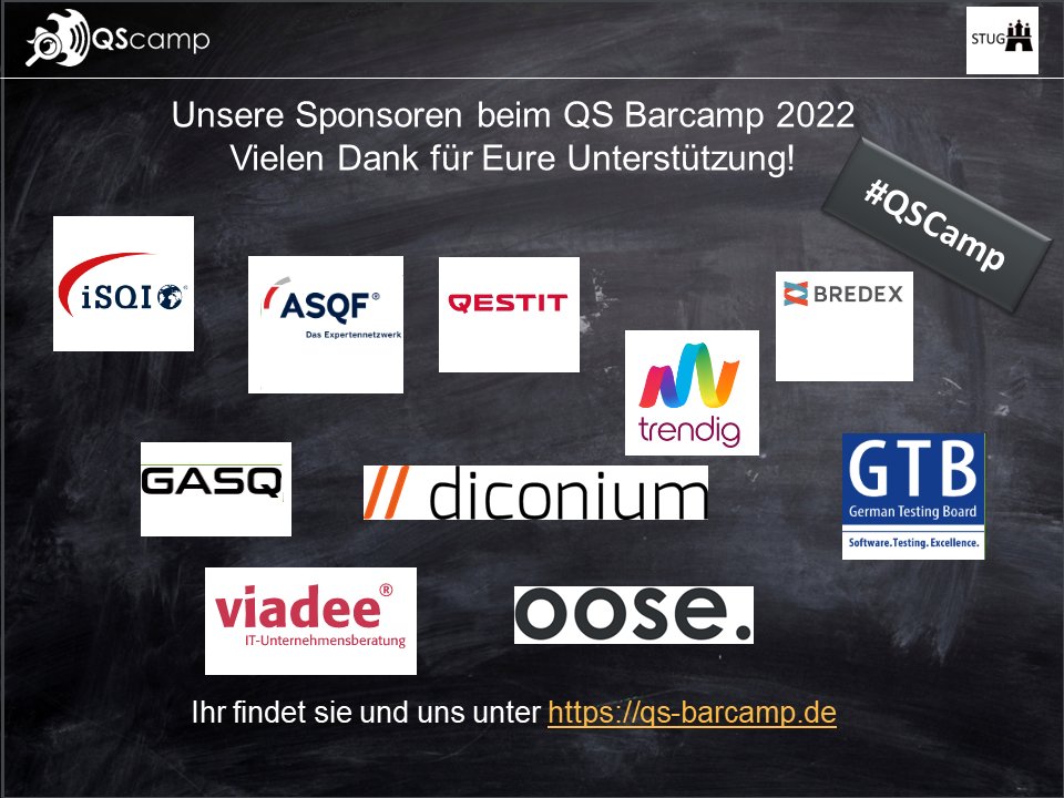 #qscamp: Der Count Down läuft: Am Freitag Abend geht es los mit dem 6ten QS Barcamp in Hamburg! Mit Keynote und Grillabend! Vielen Dank noch einmal an unsere Sponsoren, ohne die so eine Veranstaltung nicht möglich wäre! Bis Freitag dann!