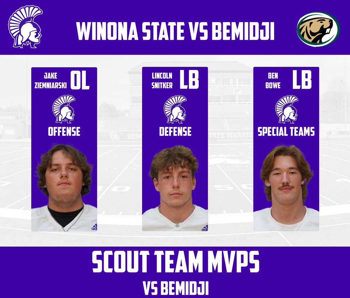 Winona State Football tweet media