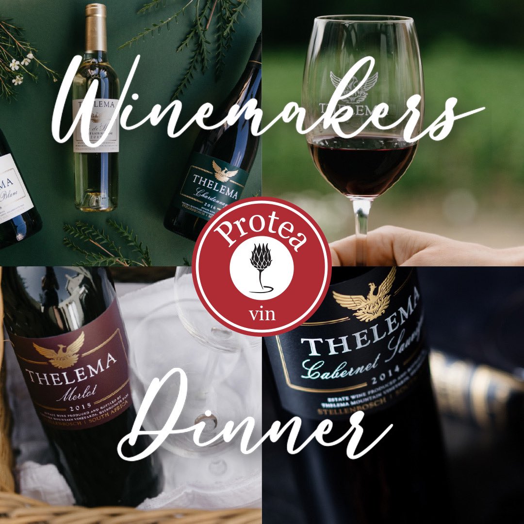 proteavin's tweet photo. Winemakers Dinner 27/10-2022 - Thelema Mountain Vineyards - PROTEA VIN https://t.co/J3Ao6TqXAx

@ThelemaWines @SutherlandWines @proteavin https://t.co/bc3vah12MU