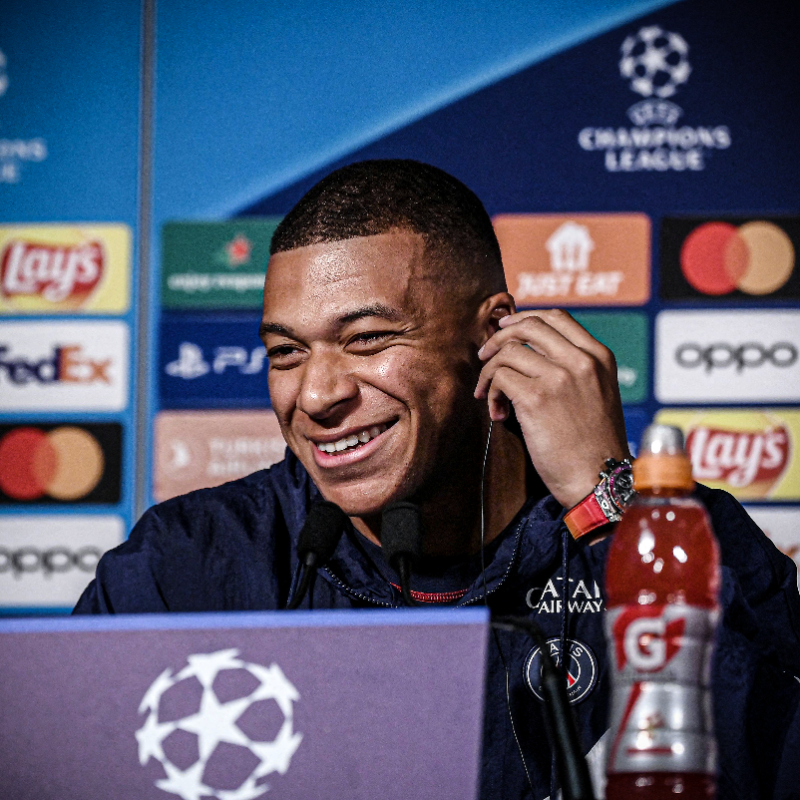 GoalNews's tweet photo. Kylian Mbappe keeps winning 📸