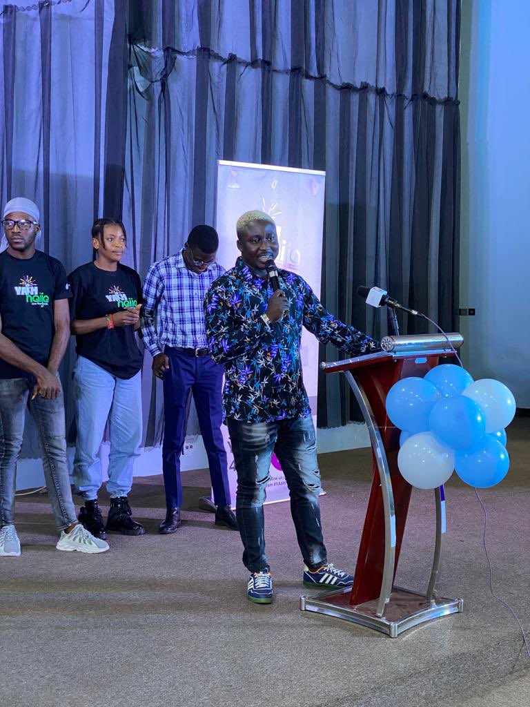 aaron4africa's tweet photo. As young people we are the leaders of today, with adequate trust & support to enable us drive & own our innovative initiatives on #HIVST and #PrEP more can be achieved. Thanks to @NACANigeria and @UNICEF_Nigeria the #YAaHNaija project is officially flag off. #Test4Stars https://t.co/bkiq4JCI7D