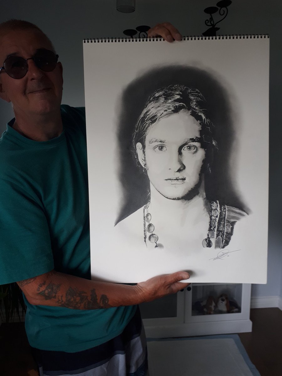 Original artwork 18x24 inches ready for adoption