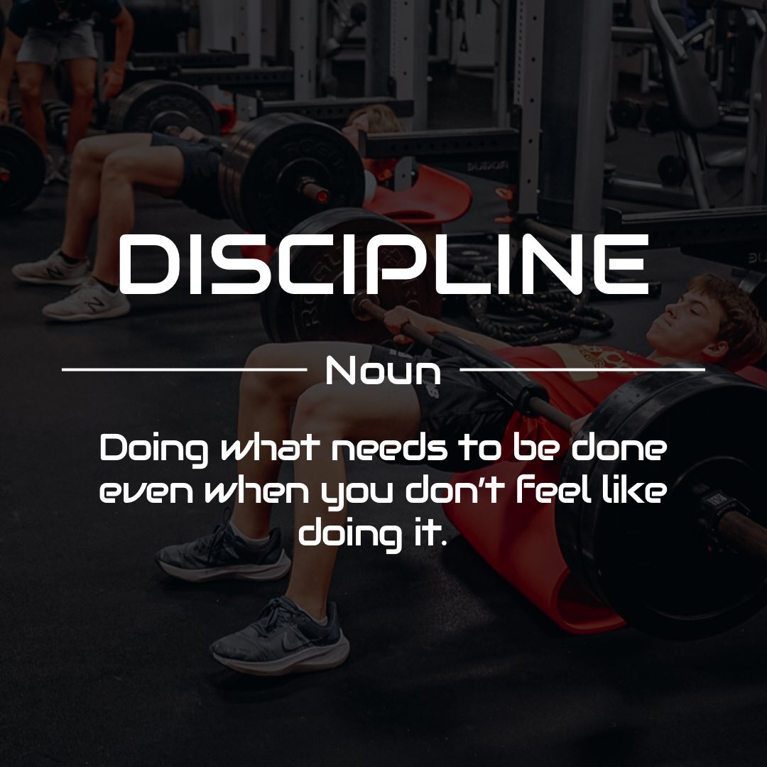 summitoaksup's tweet photo. Discipline is needed in all aspects of life. When it comes to sports, discipline is what sets you apart from the competition, showing up &amp; putting in the work even when you don’t want to. https://t.co/yWKFoU8gVj