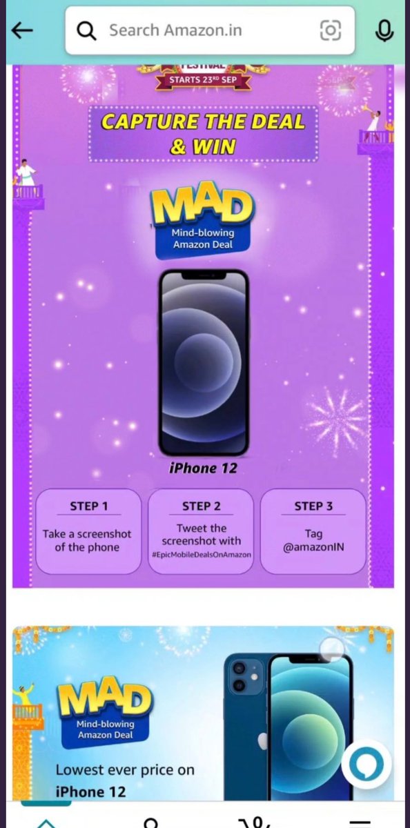lifeofi42's tweet photo. One
@amazonIN 
#EpicMobilesDealOnAmazon https://t.co/3gAkuPsMIx