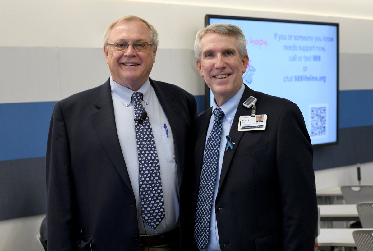 In honor of National Physician Suicide Awareness Day, our campuses held special remembrance events last Friday. For online resources to support well-being, mental health care and suicide prevention education, please visit: bit.ly/3CPo6rw