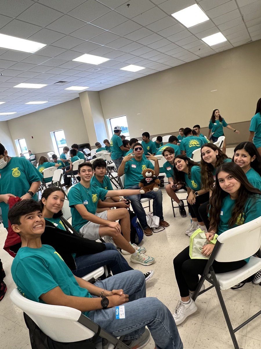 FFA_Memorial's tweet photo. @FFA_Memorial had a great day at Area 10 Greenhand Leadership Camp!!  Looking forward to all this group will do over the next few years! @Pride_Mustangs @McAllenISDCTE @McAllenISD https://t.co/5aX5KPvuaP
