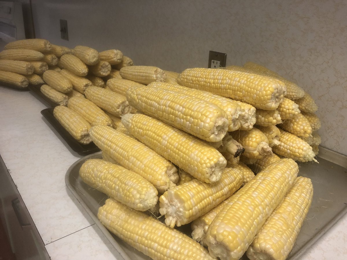 An efficient kitchen today. 20 large bags of corn cut bagged and delivered to the Palmerston food bank. Great job students! Thanks again Mike for the donated corn. <a href="/NorwellDSS/">Norwell DSS</a>