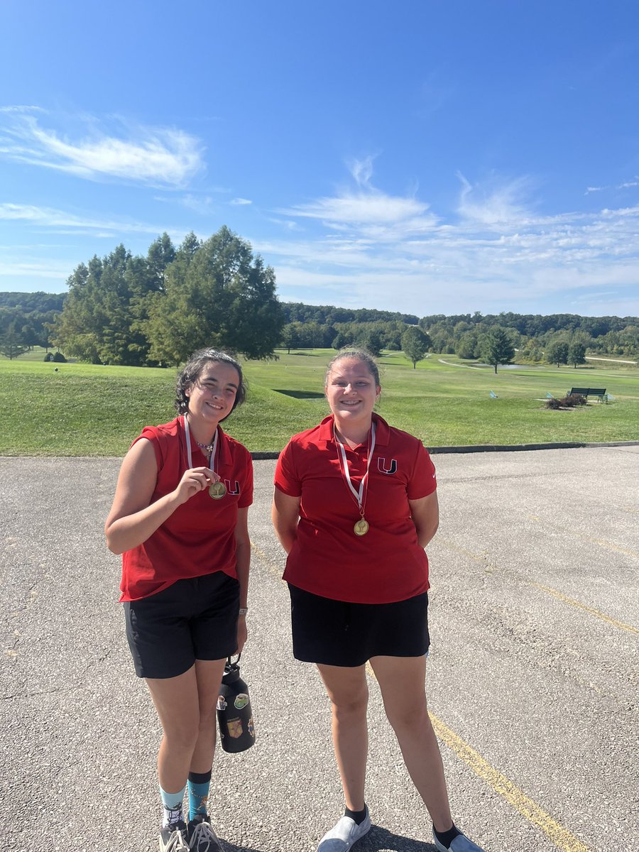 DocWunderlich's tweet photo. Congratulations to Skylar Traffas &amp; Lilly Koch for placing 11th and 12th place today at the Stc Lady Bulldog Invitational ⛳️@unionwildcats @UnionHighCats https://t.co/wwFannhwzw