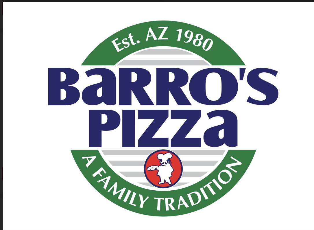 Thank you <a href="/barrospizza/">Barro's Pizza</a> for being a sponsor of our team   We appreciate you.