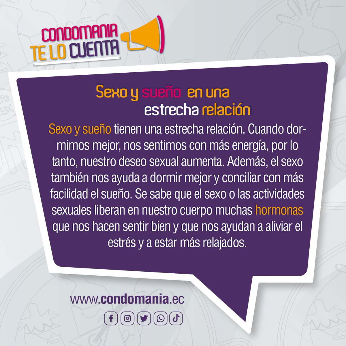 CondomaniaEC's tweet photo. #Condomaniatelocuenta 😼¡Hay que dormir bien!🤩
👉 Visita nuestra tienda en línea https://t.co/kIGSB7YGEO ⌨️🖱️💻📱 https://t.co/a6Vu0EpXSG