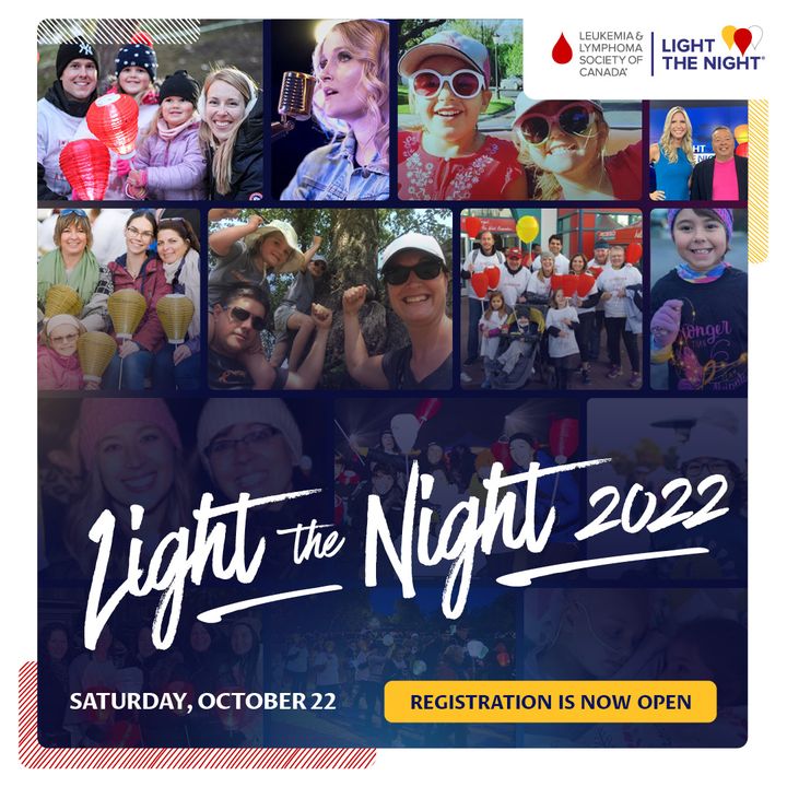 LLSCanada's tweet photo. Join Canada’s blood cancer community to raise more than $6 million between now and Saturday, October 22 when the nation will gather for a virtual Light The Night celebration alongside those who’ve been affected by a blood cancer.

Visit https://t.co/NfeQl0H85x to register! https://t.co/4Ded7jxHwH