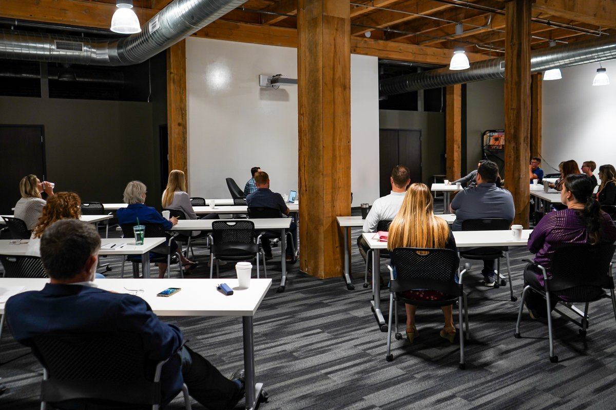 Last week, we got to host and attend <a href="/tweettinderbox/">Tinderbox Marketing</a>'s Business Brew in the Bissinger Room. Sinéad Voorhees spoke to us about relational selling – how authentic connections and purposeful relationships can help drive business forward. (1/2)

#BusinessBrew #business #sales