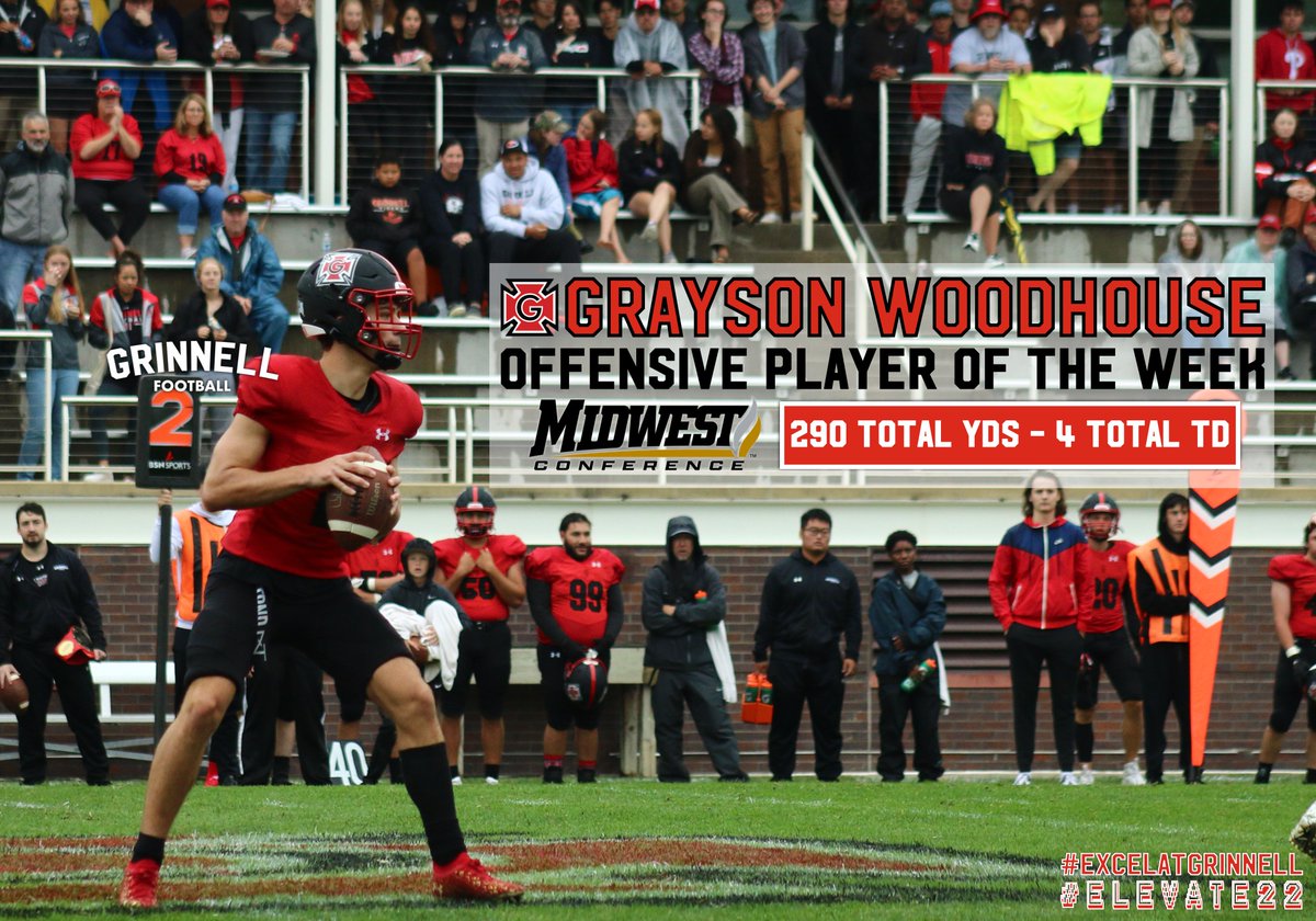 Grinnell College Football tweet media