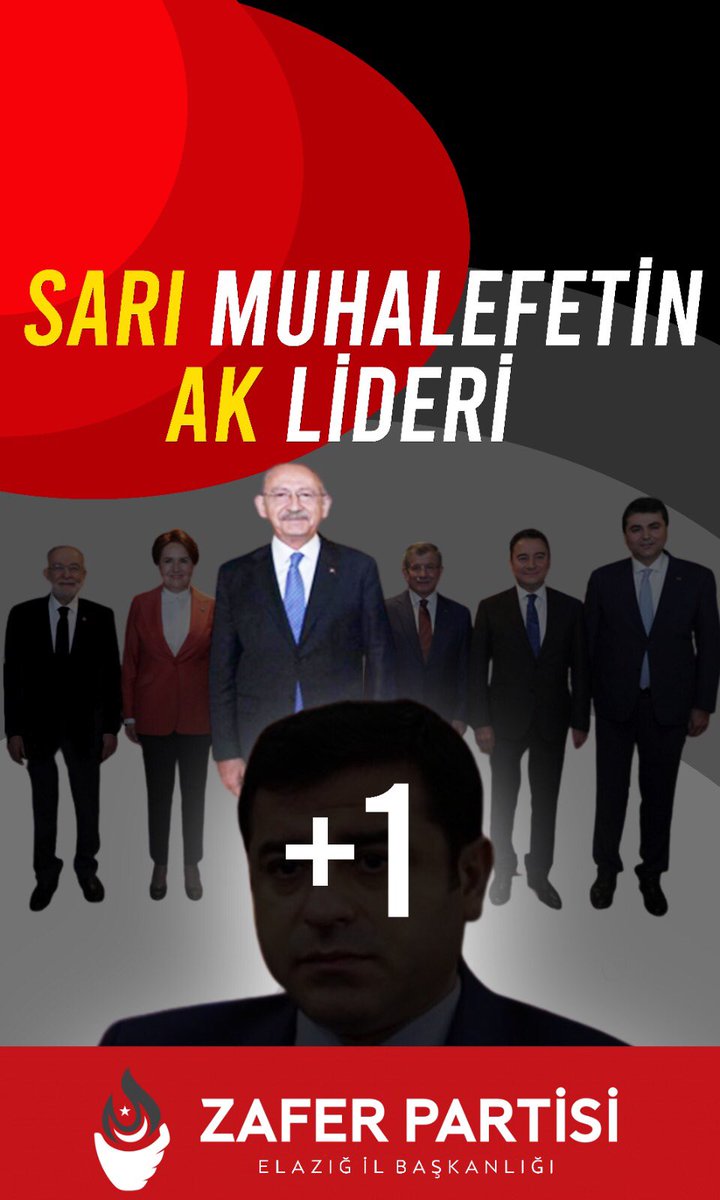 16.07.2014’de başlayan akp’nin hdp ile iş birliği sonucunda yüzlerce Şehit verdiğimiz çözüm sürecinden farksız bir şekilde bugun chp’de teröristlerle bu kanlı iş birliğine yeniden girmiştir.Uyan Türk Milleti Son Kale Zafer Partisi.Helalleşmeyeceğiz HESAPLAŞACAĞIZ ! <a href="/zaferpartisi/">Zafer Partisi</a>