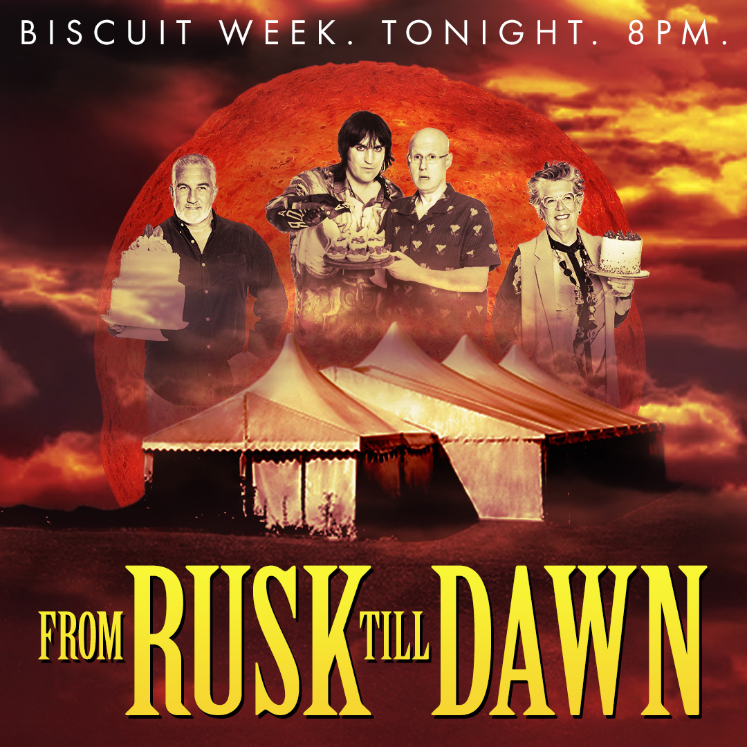 BritishBakeOff's tweet photo. Welcome to Biscuit Week on Bake Off!

Join @PaulHollywood, @noelfielding11, @realmattlucas and @PrueLeith for crunch time on @Channel4 at 8pm tonight. #GBBO https://t.co/xPE3B1n2Su