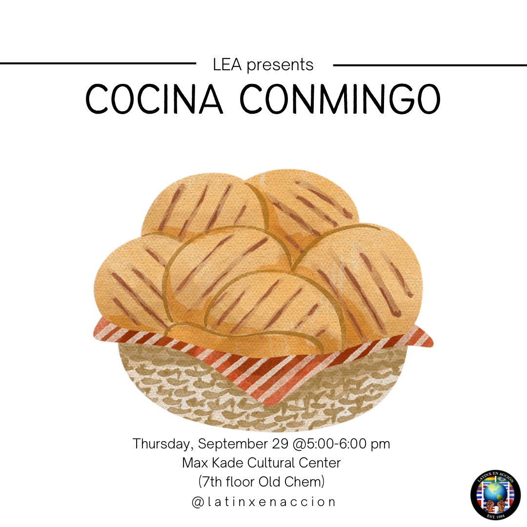 Want to learn how to cook arepas? Then join us for “Cocina Conmigo”! 
Make sure to RSVP campuslink.uc.edu/event/8381654