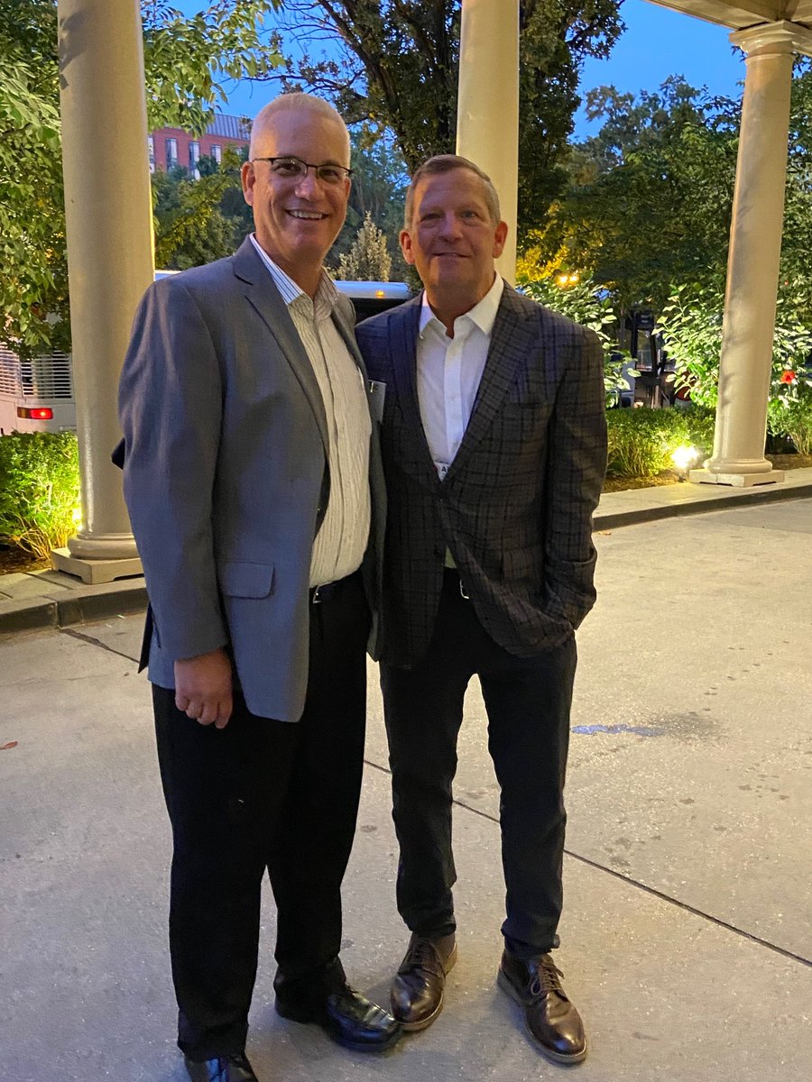 Our EVP Joey Dean, AGC Arkansas current VP/2023 AGC Arkansas President Paul Drury (CPC Midsouth), and his wife Cheryl, representing Arkansas at the AGC National &amp; Chapter Leadership Conference in Washington D.C. this week!