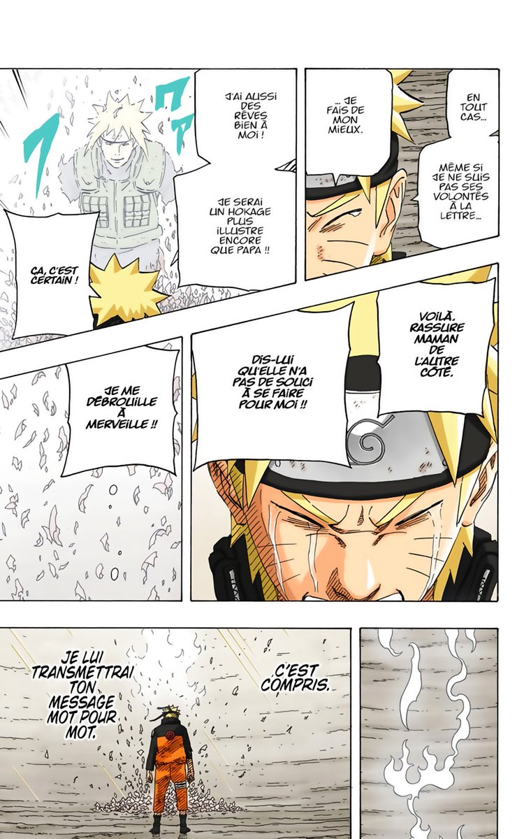 La plus belle scène de tout Naruto, Naruto Shippuden et Boruto..
La perfection en 4 pages