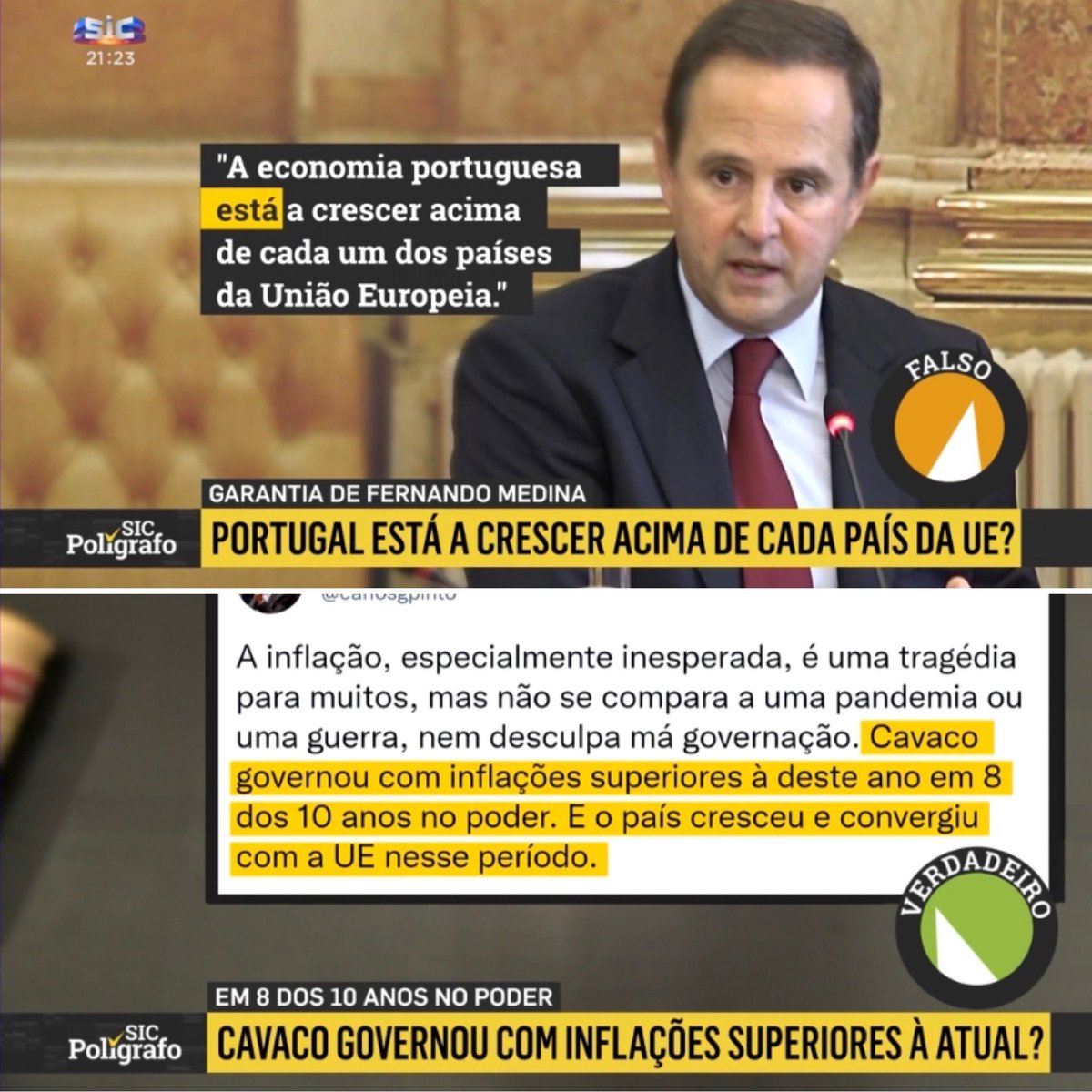 joaquim03610623's tweet photo. Hoje o Polígrafo SIC veio desmascarar o Governo de AC. O que têm a dizer os nossos amigos Socialistas? https://t.co/2tbFQEPHzo