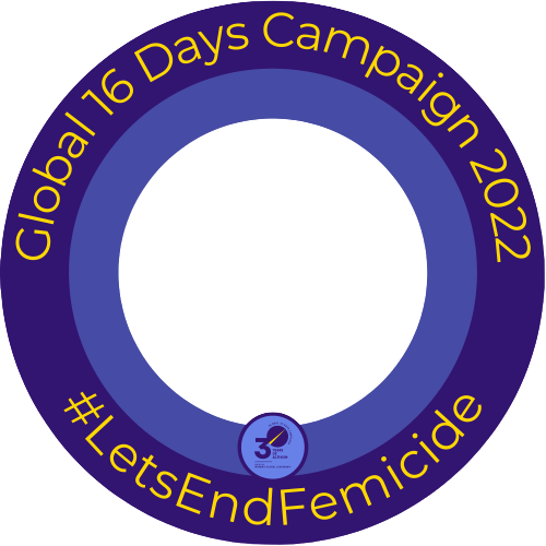 16DaysCampaign's tweet photo. As the Global @16DaysCampaign continues celebrating #30YearsOfActivism, this year there are 2 social media frame options to add to your profile and show your support and activism.
Option 1: https://t.co/17bWLo6xtw
Option 2: https://t.co/e90UlH5zzA
Together, #LetsEndFemicide! https://t.co/COLQ74H8Y9