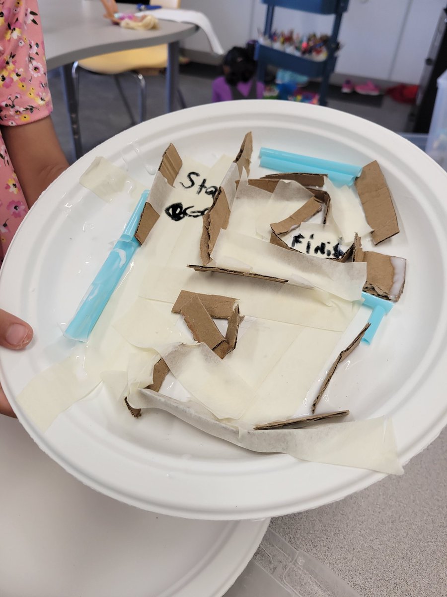 "Ms. Till can I just upgrade it a little bit?" Love the design thinking we have going on with our first makerspace challenge!