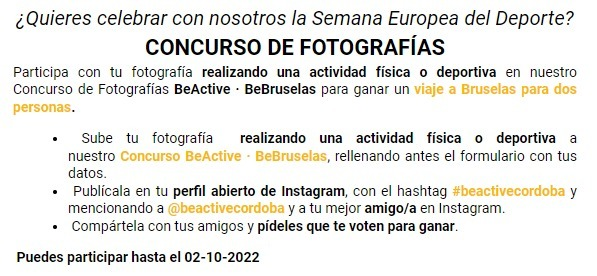 ¡Sube tu fotografía aquí para participar en el sorteo de un fantástico viaje!  🏃‍♀️🏃📸✅ beactivecordoba.es/concurso-de-fo…