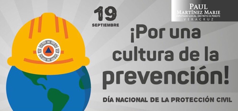 En el día nacional de la #ProtecciónCivil, mi reconocimiento y gratitud a quienes con valor, esfuerzo y compromiso, arriesgando su propia vida, desempeñan la importante labor de salvaguardar la integridad de las familias veracruzanas

#PaulMartínezMarie
#DiputadoLocal
