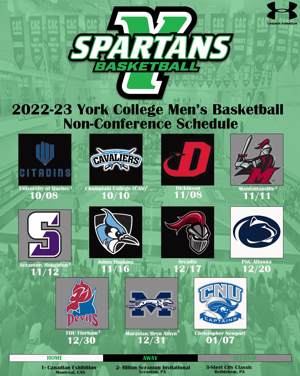 YCPMBasketball's tweet photo. With yesterday being our first official team practice, we are now 19 days away from our first Exhibition vs UQAM!

Take a look at the rest of our Non-Conference games below ⬇

#YCPMBB https://t.co/1rkzUFsYfT