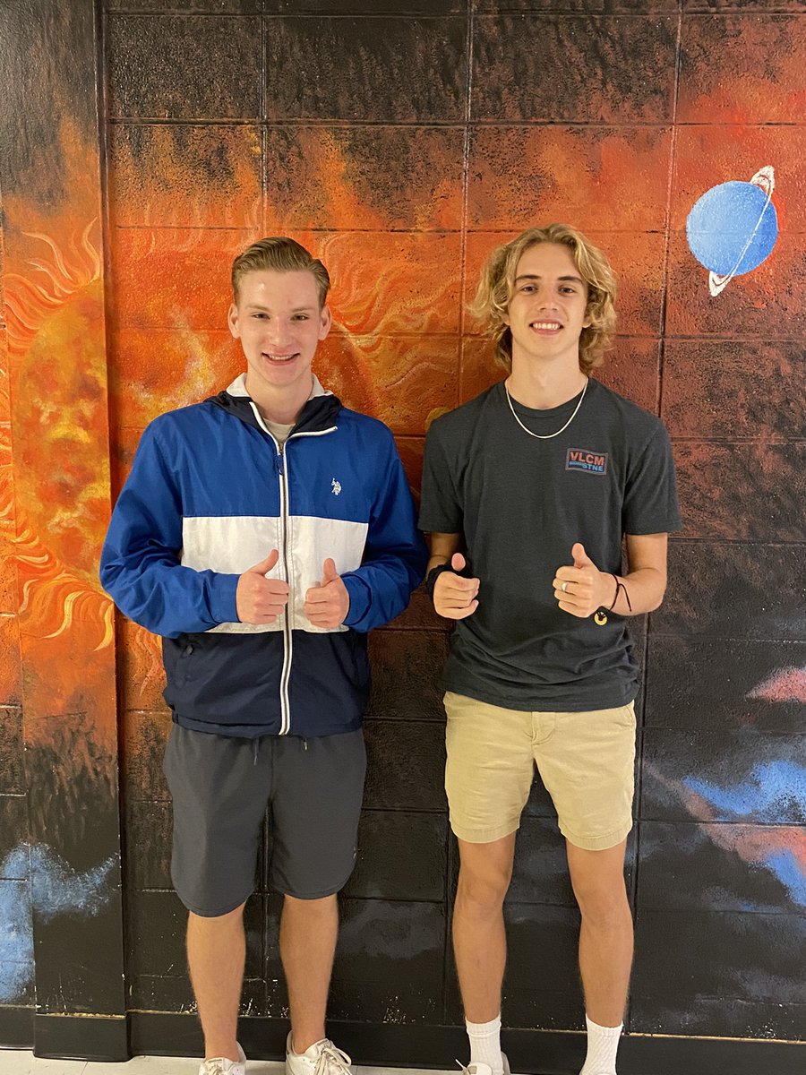 StCharlesEast's tweet photo. Congratulations to our National Merit Semifinalists Nathan Throneburg and Matt Hall!  We are proud of you! https://t.co/o8SDoiBdUK