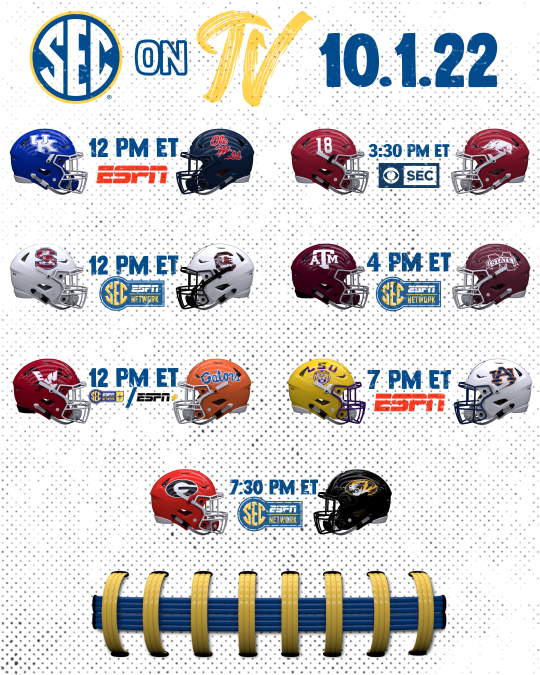Southeastern Conference on Twitter: "#SECFB π¨π§ πππΉπ’π°ππΌπ―π²πΏ π πΊ https://t