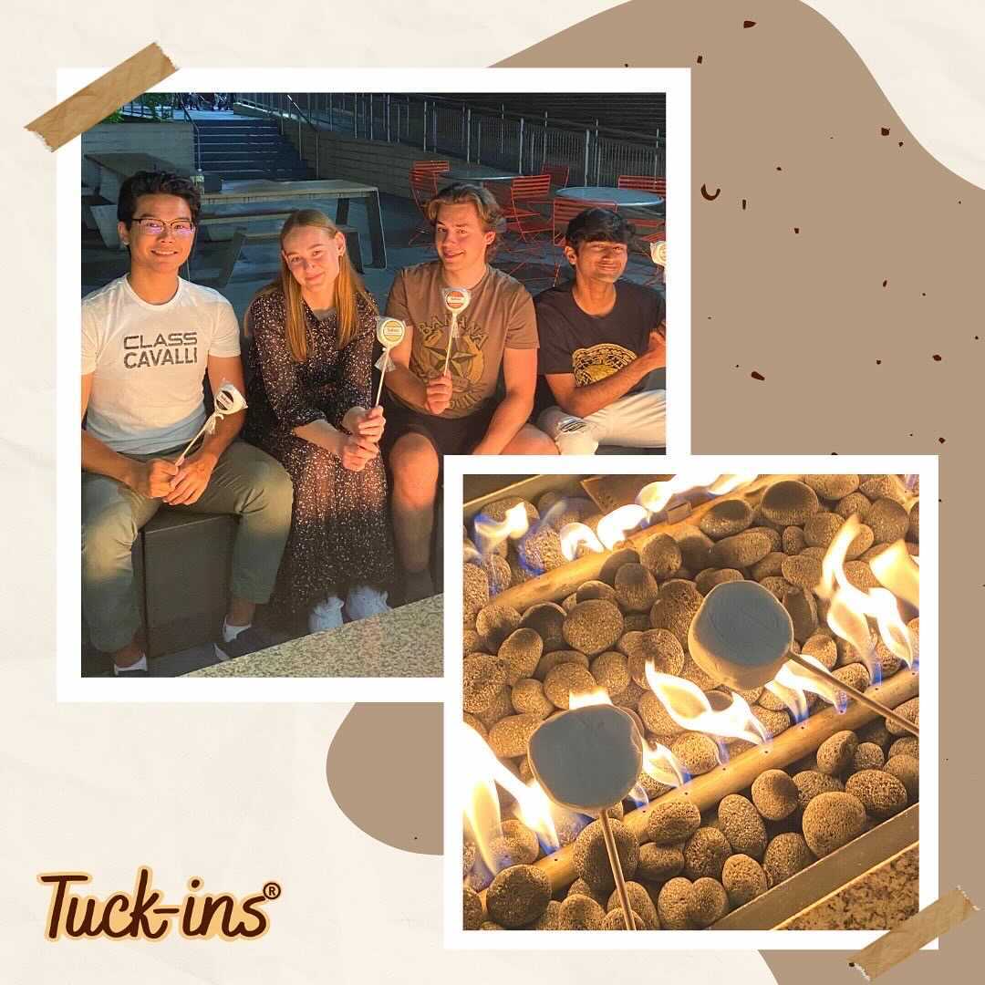 tuck_ins's tweet photo. Make s’more memories with you friends and family this Fall with Tuck-ins!🍁😍🤩
•
Use code “SMORE20” for 20% off your next order! Start making s’more memories today!☺️
•
#smores #chocolate #campfire #marshmallow #dessert #camping #foodie #falltreat #foodporn #smallbusiness https://t.co/fPlQOICXLA