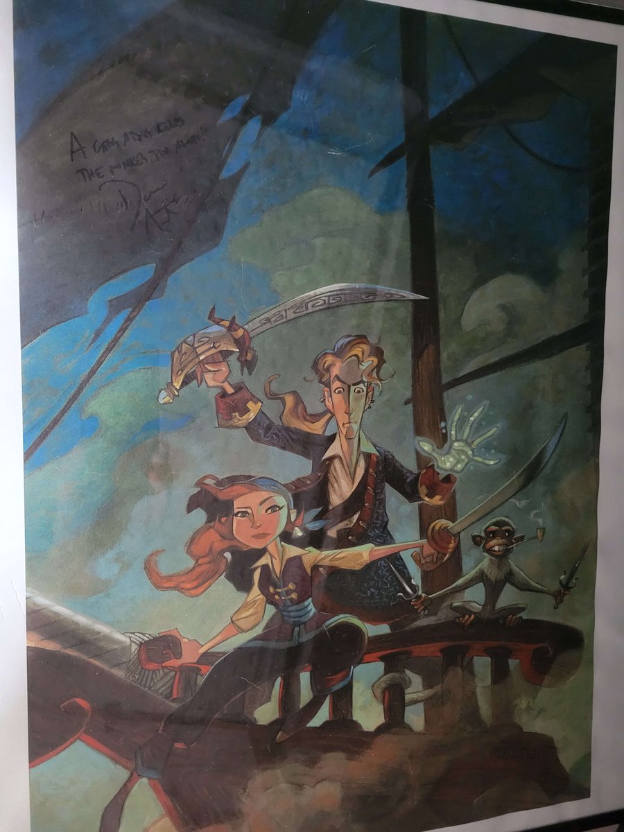 fsLeontes's tweet photo. Also I don't have the pictures anymore, but that one PAX where Ron did the keynote and Dominic was there promoting Tales is one of my fondest memories!

"A grog a day keeps the monkey pox away!"

Thank you to everyone involved with this fantastic world. Now to start playing! https://t.co/h4fCvdqZgD