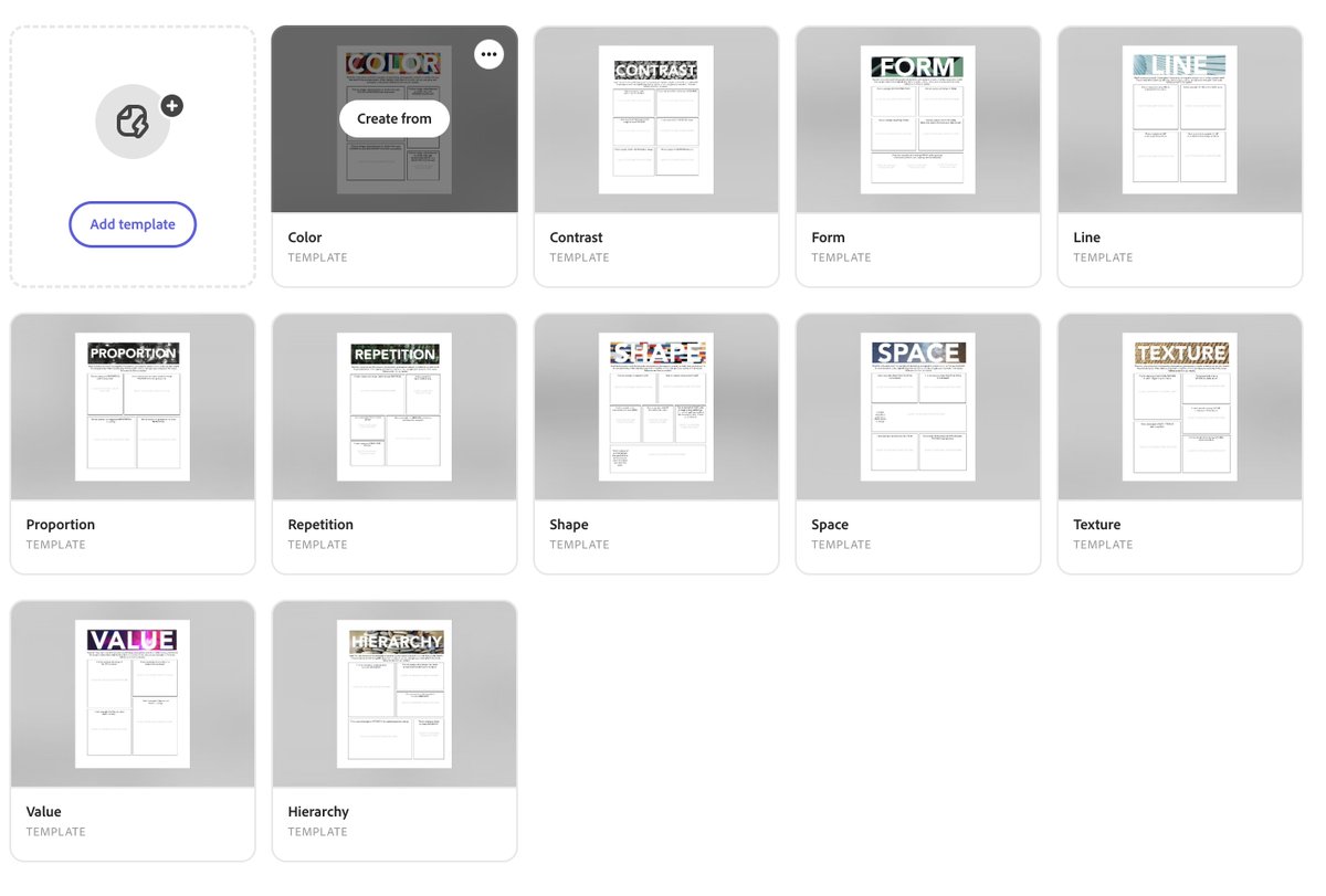 Using my planning period to design digital word walls to help my AV Arts students explore the elements and principles of design. #CISDESLBIL #NTHCinspire Great idea from <a href="/MsLShepherd/">Lauren Shepherd</a>!