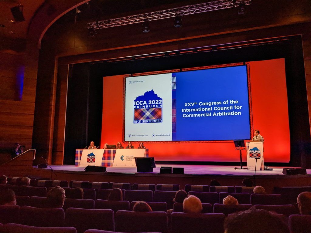 MatthewMorantz's tweet photo. @YoungICCA Essay competition winner Lilit Nagapetyan speaking on confidentiality at
#ICCAEdinburgh2022 https://t.co/uJsWG7Juqq