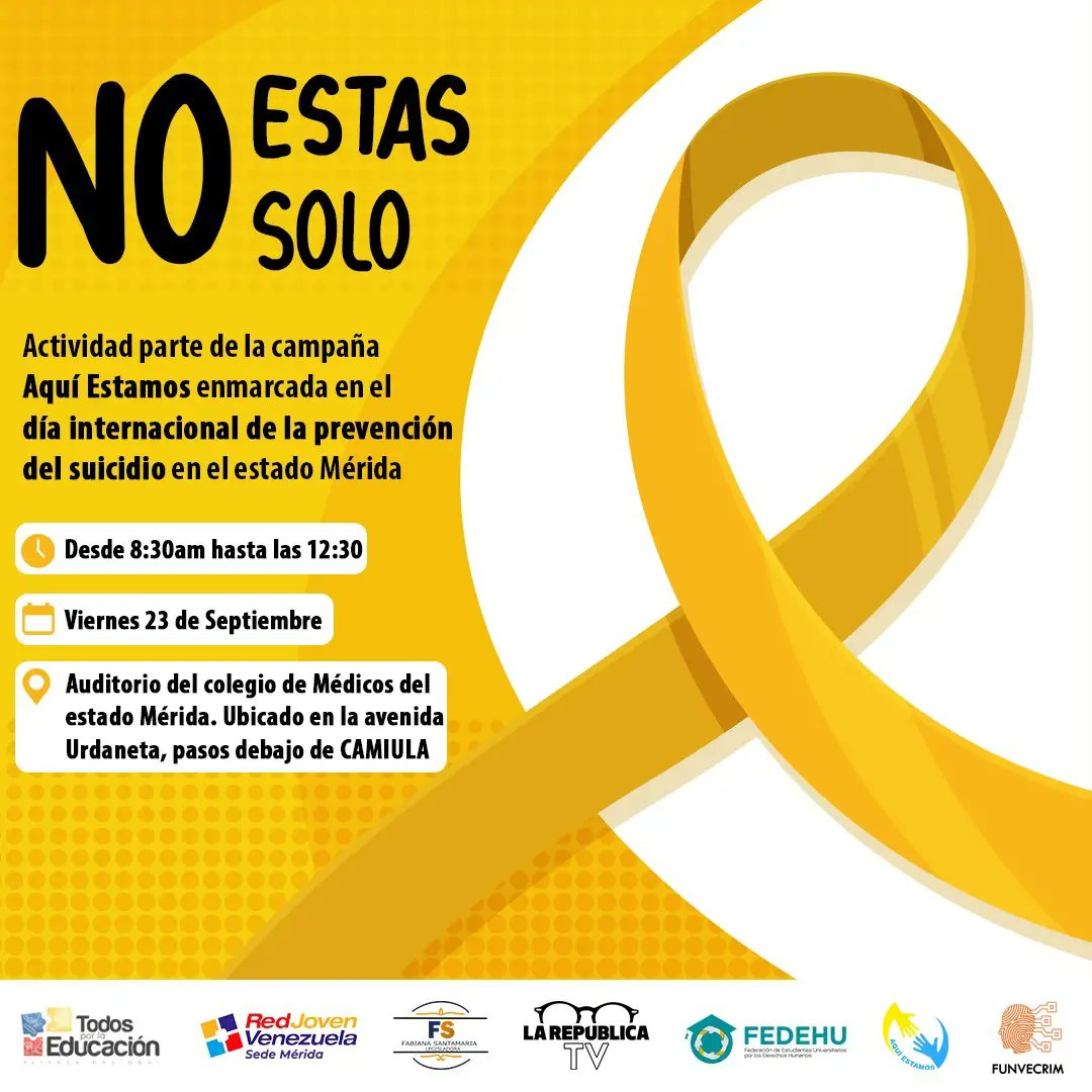 LaRepublica_tv's tweet photo. El sentido del humor es síntoma de una buena salud mental, y por eso estamos felices de participar en el evento NO ESTAS SOLO @viveaquiestamos dónde conversaremos sobre cómo la risa y el #HumorConProposito es una herramienta para comunicarnos y expresar nuestros pensamientos 💭 https://t.co/SB0doa1sFy