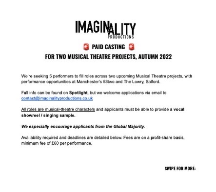 Imaginality Productions tweet media